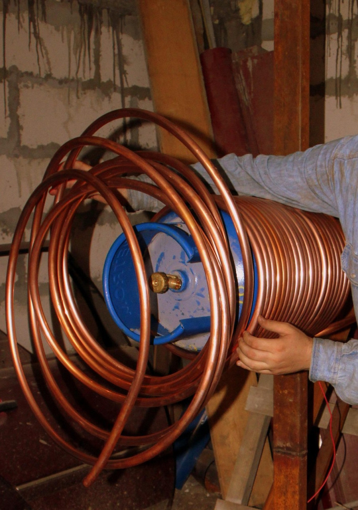 run around coil heat recovery piping